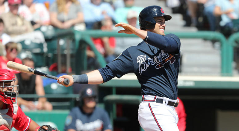 Acuna leaves Braves game with apparent left ankle injury